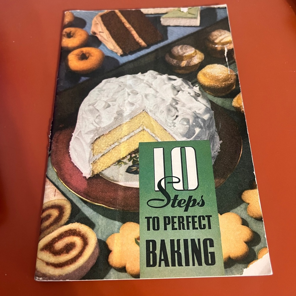 Vintage 1937‎ Calumet Baking Powder 10 Steps to Perfect Baking Recipe Booklet